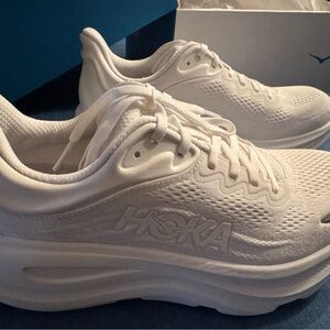 Hoka Women's All-White Sneakers